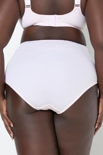 Plus size veliki brojevi Gaćice maxi s dekorativnom čipkom za punije