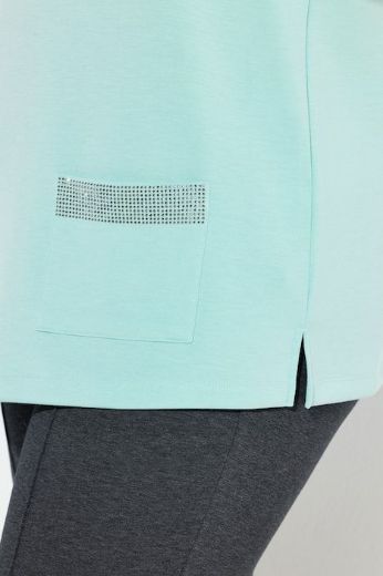 Plus size veliki brojevi Majica dugih rukava s ukrasnim džepovima za punije