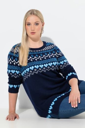 Plus size veliki brojevi Pulover dugih rukava za punije
