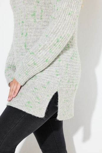 Plus size veliki brojevi Pulover dugih rukava povišenog ovratnika za punije