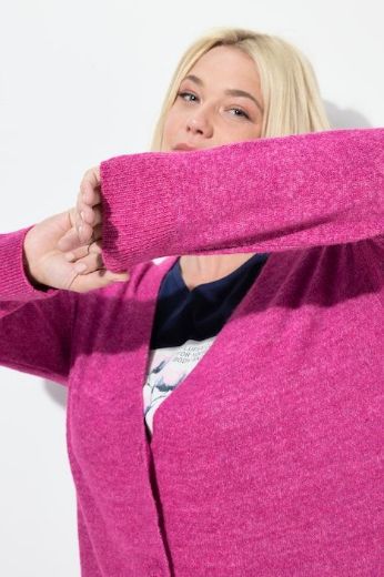 Plus size veliki brojevi Kardigan na kopčanje za punije
