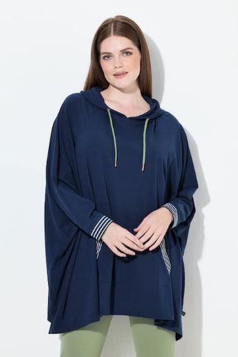 Plus size veliki brojevi Pončo s kapuljačom za punije