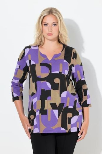 Plus size veliki brojevi Majica 3/4 rukava za punije