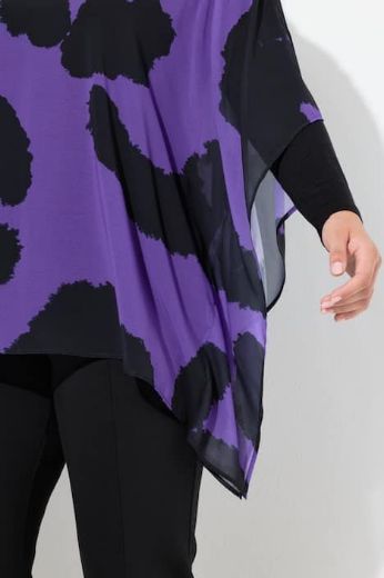 Plus size veliki brojevi Tunika 3/4 rukava šireg kroja za punije