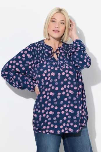 Plus size veliki brojevi Tunika dugih rukava A kroja za punije