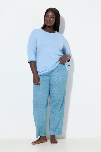 Plus size veliki brojevi Pidžama 3/4 rukava i dugih nogavica za punije