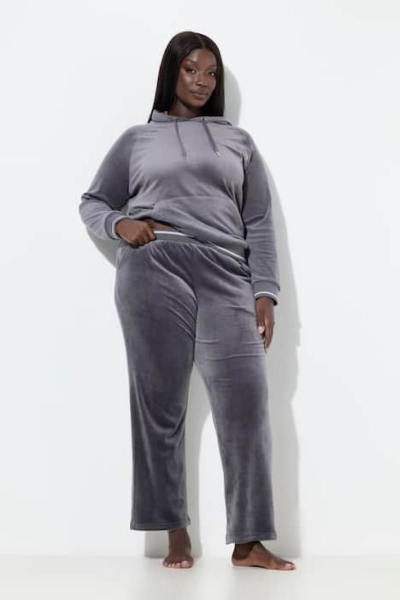 Plus size veliki brojevi Trenirka donji dio  širokih nogavica elastičnog struka za punije