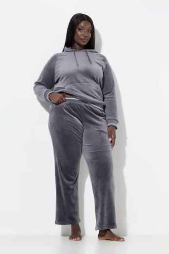 Plus size veliki brojevi Trenirka donji dio  širokih nogavica elastičnog struka za punije