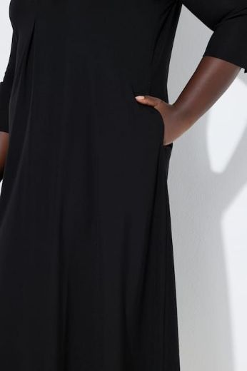 Plus size veliki brojevi Haljina midi 3/4 rukava za punije