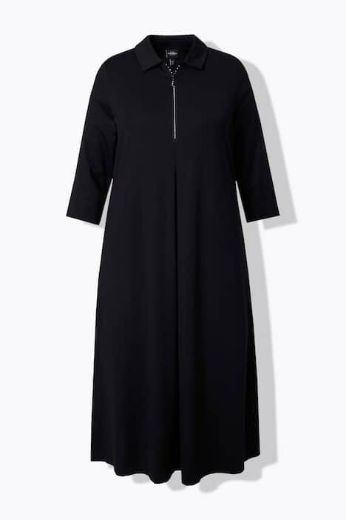 Plus size veliki brojevi Haljina midi 3/4 rukava za punije