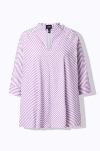 Plus size veliki brojevi Tunika 3/4 rukava A kroja za punije