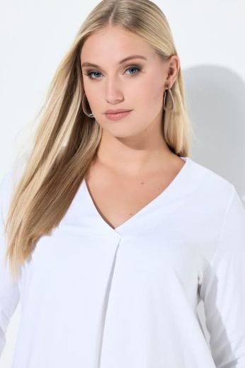 Plus size veliki brojevi Bluza 3/4 rukava A kroja za punije