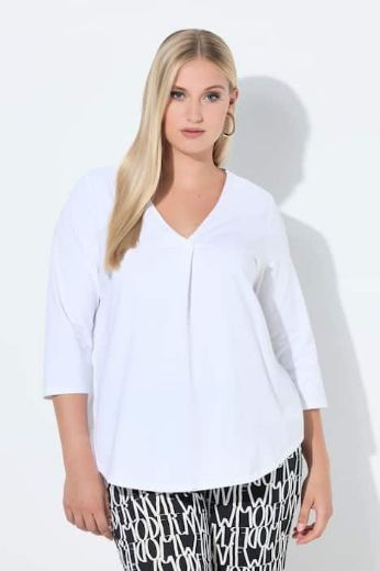 Plus size veliki brojevi Bluza 3/4 rukava A kroja za punije