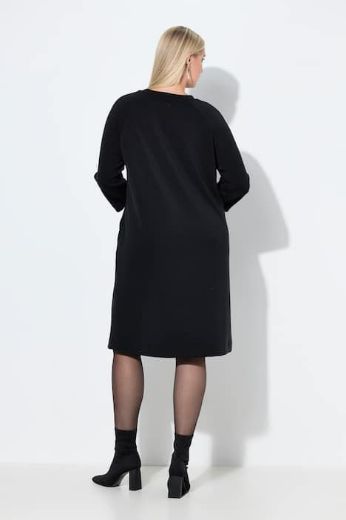 Plus size veliki brojevi Haljina midi 3/4 rukava za punije