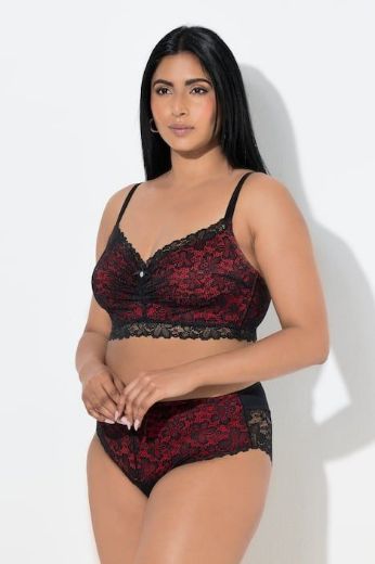 Plus size veliki brojevi Grudnjak bez žice s dodatkom ukrasne čipke za punije