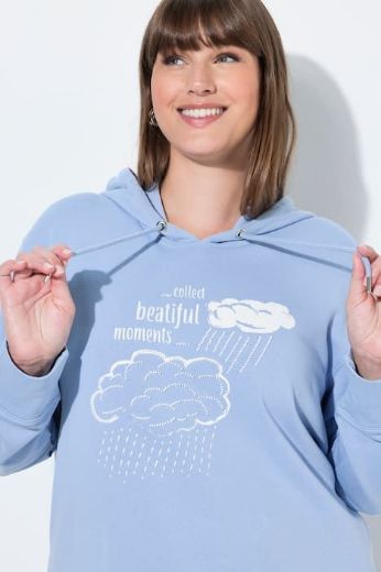 Plus size veliki brojevi Majica dugih rukava s kapuljačom za punije