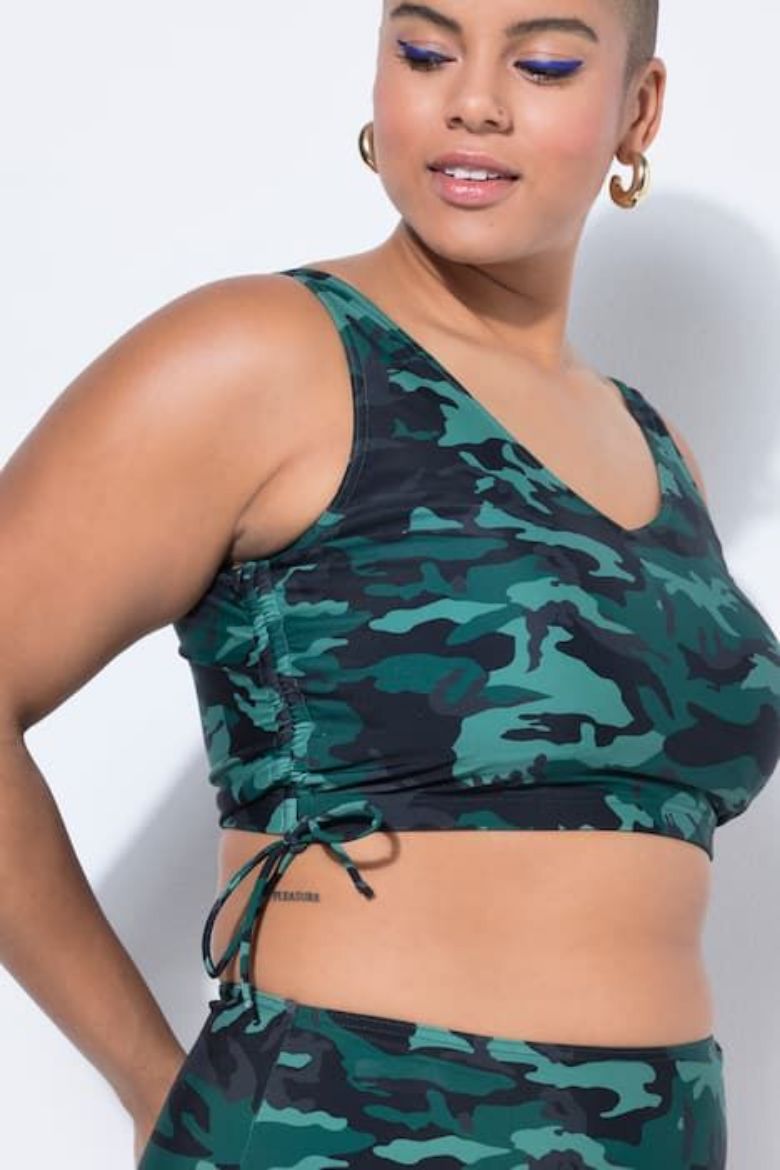 Plus size veliki brojevi Kupaći kostim gornji dio  mekanih košarica za punije