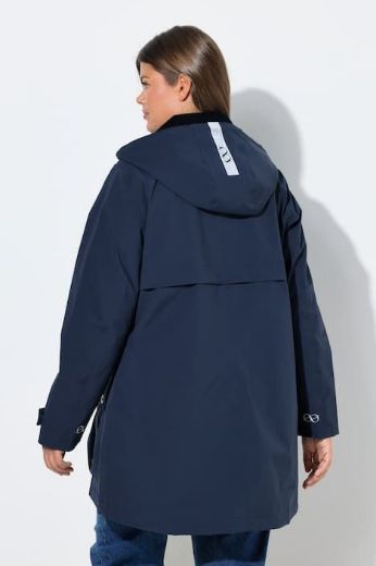 Plus size veliki brojevi Jakna za 4 godišnja doba s odvojivom kapuljačom za punije