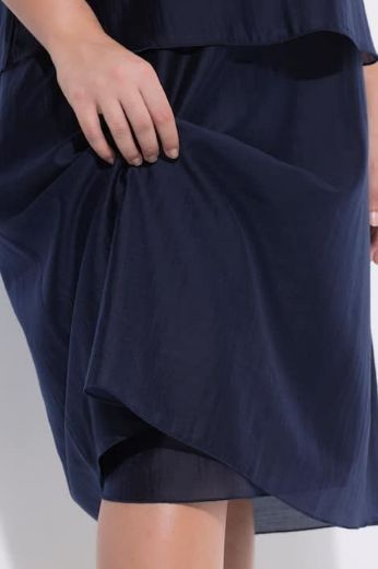 Plus size veliki brojevi Haljina elegantna midi bez rukava za punije