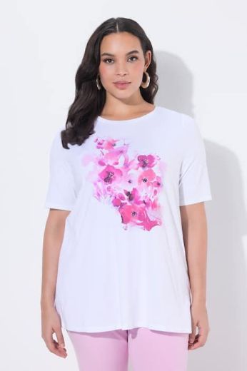 Plus size veliki brojevi Majica kratkih rukava A kroja za punije