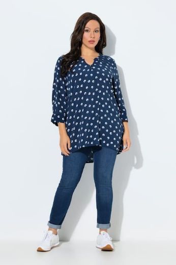 Plus size veliki brojevi Tunika 3/4 rukava za punije