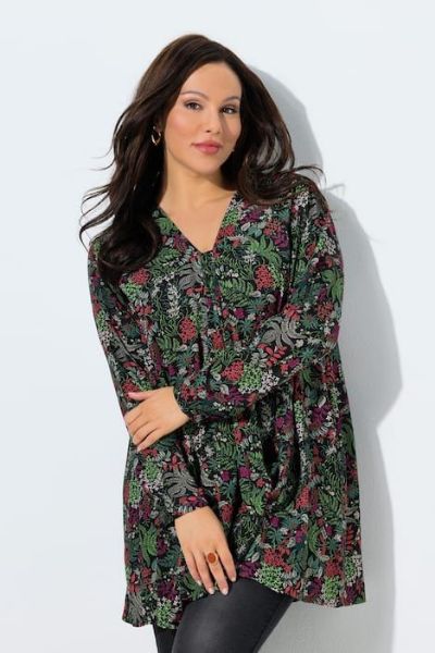 Veliki brojevi Bluza dugih rukava A kroja moda za punije
