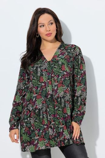 Plus size veliki brojevi Bluza dugih rukava A kroja za punije