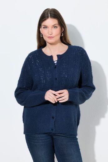 Plus size veliki brojevi Kardigan na kopčanje za punije