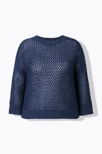 Plus size veliki brojevi Pulover 3/4 rukava za punije