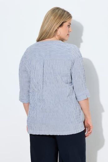 Plus size veliki brojevi Bluza 3/4 rukavi s gumbićima za punije