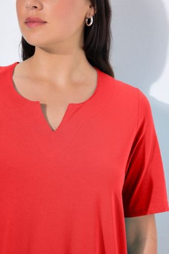 Plus size veliki brojevi Majica A kroj V ovratnik za punije