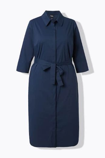 Plus size veliki brojevi Haljina A kroja na vezanje za punije