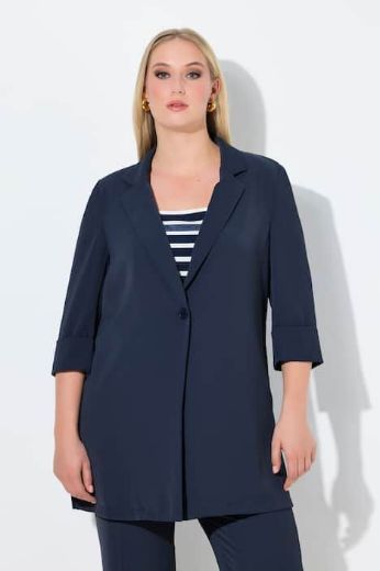 Plus size veliki brojevi Sako 3/4 rukava dužeg kroja za punije