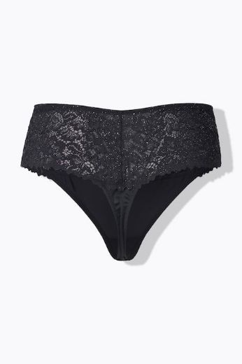 Plus size veliki brojevi Gaćice tange s ukrasnom čipkom za punije