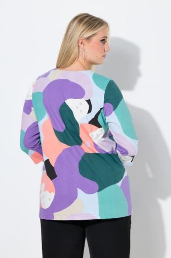 Plus size veliki brojevi Majica 3/4 rukava A kroja za punije
