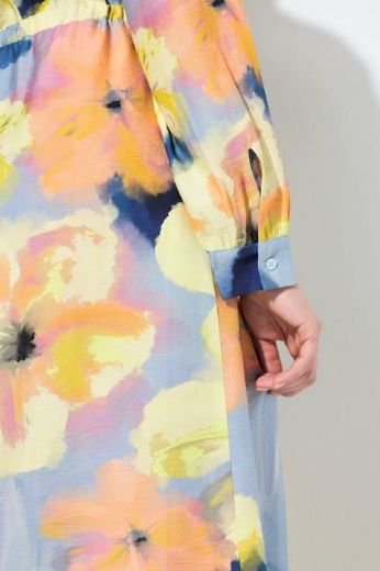 Plus size veliki brojevi Haljina maxi dugih rukava A kroja za punije