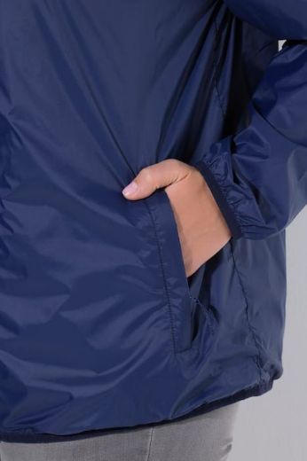 Plus size veliki brojevi Jakna dvostrana s kapuljačom za punije