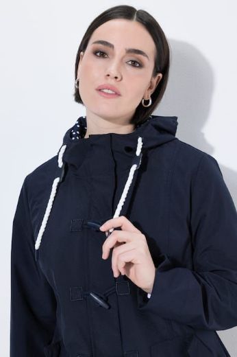 Plus size veliki brojevi Jakna vodoodbojna s kopčama za punije