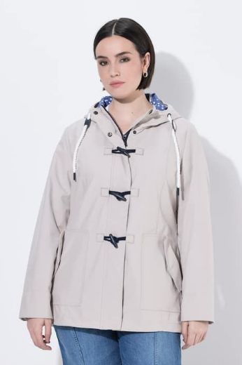 Plus size veliki brojevi Jakna vodoodbojna s kopčama za punije