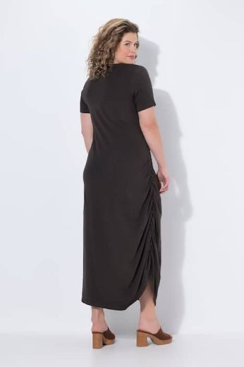 Plus size veliki brojevi Haljina maxi kratkih rukava za punije