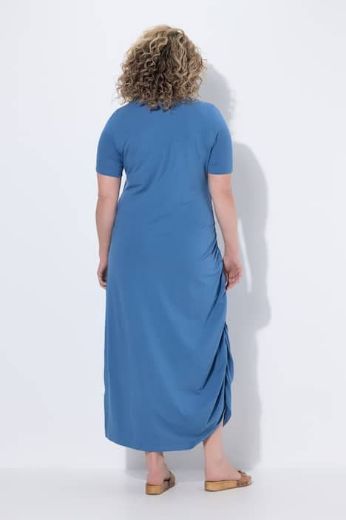 Plus size veliki brojevi Haljina maxi kratkih rukava za punije
