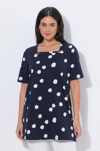 Plus size veliki brojevi Majica kratkih rukava dužeg kroja za punije