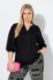Veliki brojevi Bluza 3/4 rukavi s naborima moda za punije