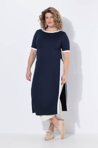 Plus size veliki brojevi Majica kratkih rukava dugog kroja za punije
