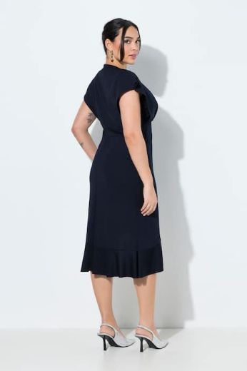 Plus size veliki brojevi Haljina elegantna V izreza za punije