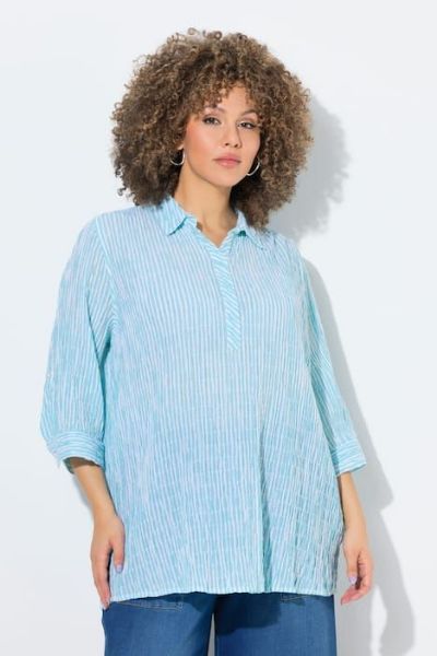 Veliki brojevi Bluza 3/4 rukava A kroja moda za punije