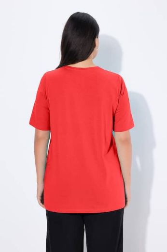 Plus size veliki brojevi Majica A kroj V ovratnik za punije