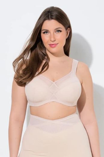 Plus size veliki brojevi Grudnjak sa žicom i dodatkom tila za punije