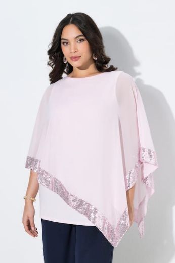 Plus size veliki brojevi Bluza od šifona A kroja za punije