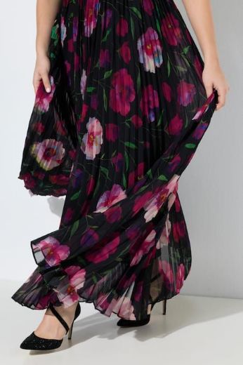 Plus size veliki brojevi Haljina elegantna maxi cvjetnog uzorka za punije